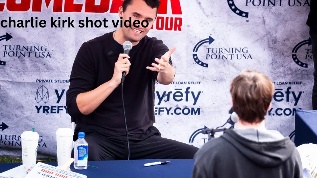 charlie kirk shot video