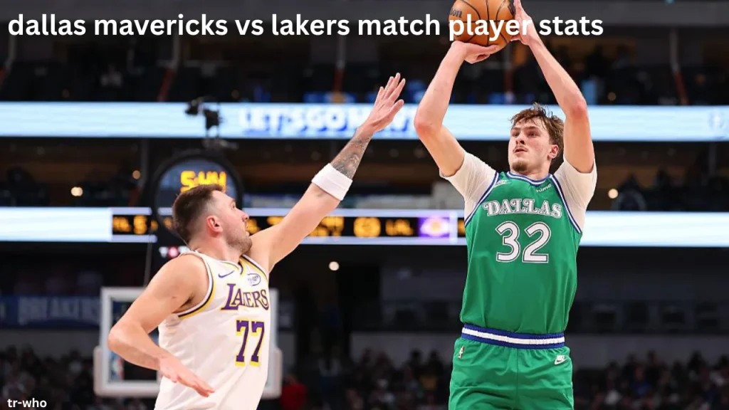 dallas mavericks vs lakers match player stats